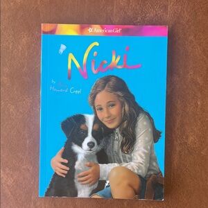 American Girl Nicki Book with Blue and Pink Cover